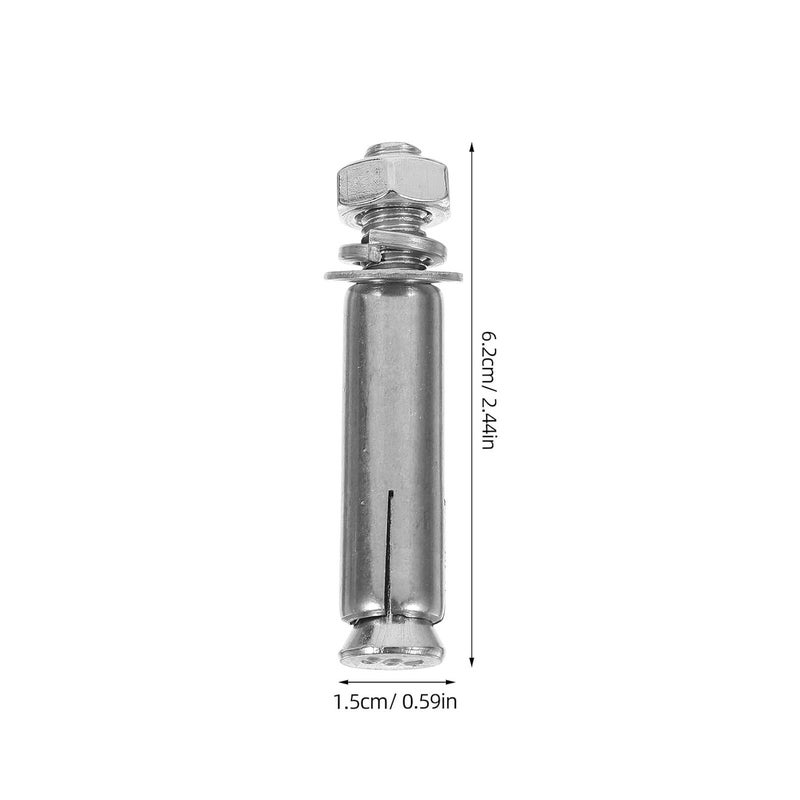 Mobestech 8Pcs Heavy Duty Stainless Steel Expansion Bolts For Concrete Wall Fastening - Image 2